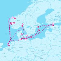 MS Rotterdam September 21, 2024 itinerary map