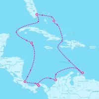 MS Rotterdam October 27, 2024 itinerary map