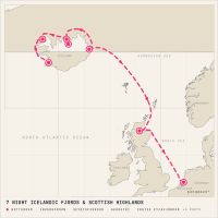 MS Rotterdam August 15, 2027 itinerary map