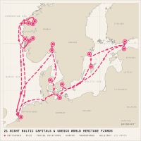 MS Rotterdam May 14, 2028 itinerary map