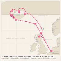 MS Rotterdam June 11, 2028 itinerary map