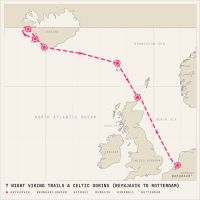 MS Rotterdam June 18, 2028 itinerary map