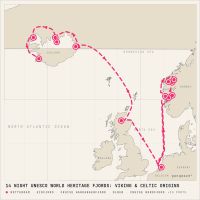 MS Rotterdam July 9, 2028 itinerary map