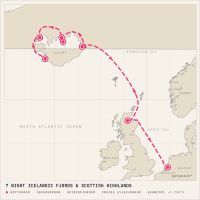 MS Rotterdam July 16, 2028 itinerary map