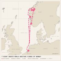 MS Rotterdam July 30, 2028 itinerary map