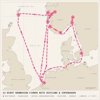 MS Rotterdam September 24, 2028 itinerary map