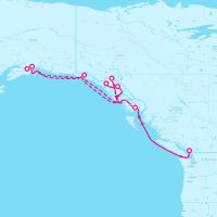 Sapphire Princess August 31, 2024 itinerary map
