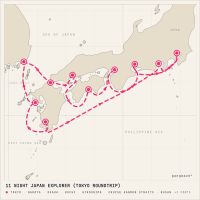 Sapphire Princess June 16, 2027 itinerary map