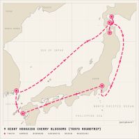Sapphire Princess April 19, 2028 itinerary map