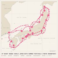 Sapphire Princess July 30, 2028 itinerary map