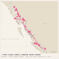 Seabourn Encore August 13, 2027 itinerary map