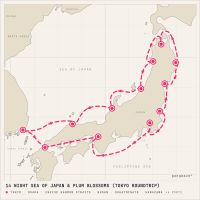 Seabourn Encore February 26, 2028 itinerary map