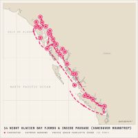 Seabourn Encore May 26, 2028 itinerary map