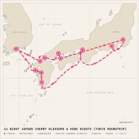 Seabourn Encore March 10, 2029 itinerary map