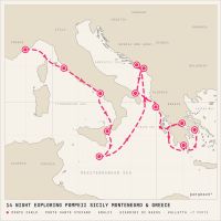 Seabourn Ovation June 17, 2028 itinerary map