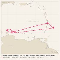 Seabourn Ovation February 3, 2029 itinerary map