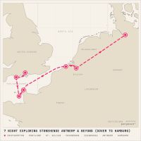 Seabourn Quest May 6, 2028 itinerary map