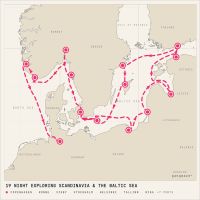 Seabourn Quest May 20, 2028 itinerary map
