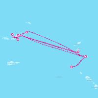 SeaDream II March 17, 2024 itinerary map