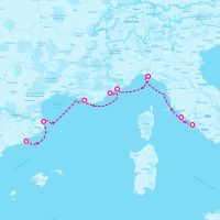 SeaDream II October 12, 2024 itinerary map
