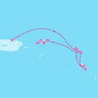 SeaDream II November 30, 2024 itinerary map