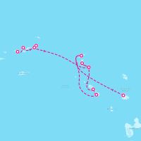 SeaDream II December 14, 2024 itinerary map
