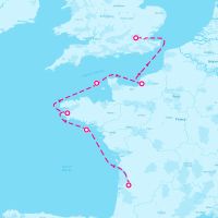 SeaDream II May 15, 2025 itinerary map