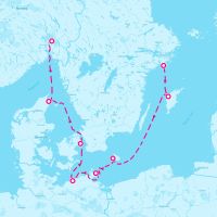 SeaDream II July 19, 2025 itinerary map