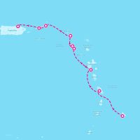 SeaDream II November 30, 2025 itinerary map