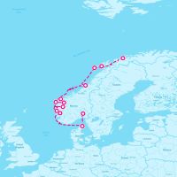 SeaDream II July 17, 2026 itinerary map