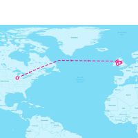 SeaDream II August 29, 2026 itinerary map