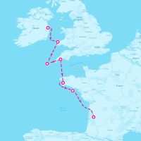 SeaDream II September 5, 2026 itinerary map