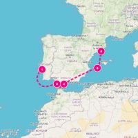 SeaDream II September 19, 2026 itinerary map