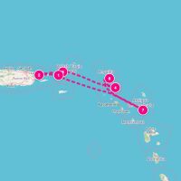 SeaDream II December 5, 2026 itinerary map