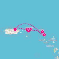 SeaDream II December 19, 2026 itinerary map