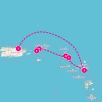 SeaDream II December 27, 2026 itinerary map