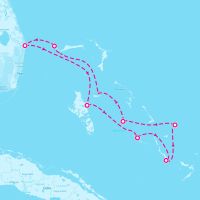 SeaDream II March 20, 2027 itinerary map