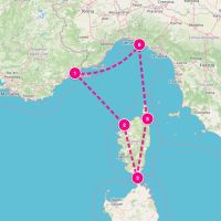 SeaDream II May 31, 2027 itinerary map