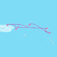 SeaDream II December 27, 2027 itinerary map