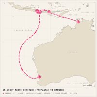 Seven Seas Navigator June 16, 2027 itinerary map