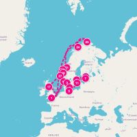 Sky Princess May 29, 2027 itinerary map