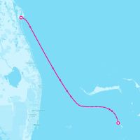 Utopia of the Seas December 20, 2024 itinerary map