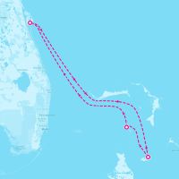 Utopia of the Seas September 29, 2025 itinerary map