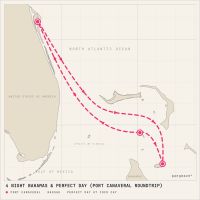 Utopia of the Seas July 26, 2027 itinerary map