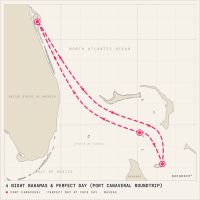 Utopia of the Seas October 4, 2027 itinerary map