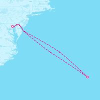 Vision of the Seas September 6, 2025 itinerary map