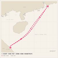 Voyager of the Seas February 15, 2028 itinerary map