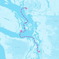 MS Westerdam September 1, 2024 itinerary map