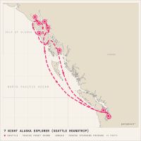 MS Westerdam September 30, 2028 itinerary map