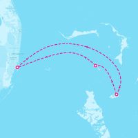 Wonder of the Seas September 22, 2025 itinerary map